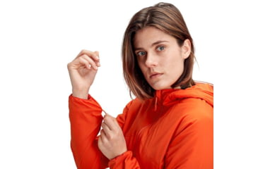 Image of Mammut Rime Light Insulated Flex Hooded Jacket - Womens, Poinciana, Large, 1013-00850-3606-115