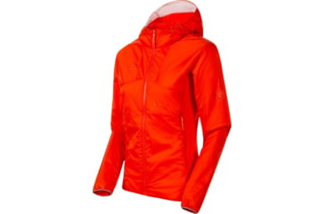 Image of Mammut Rime Light Insulated Flex Hooded Jacket - Womens, Poinciana, Large, 1013-00850-3606-115