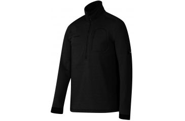 Image of Mammut Runbold ML Half Zip Pull - Mens-Graphite-XX-Large