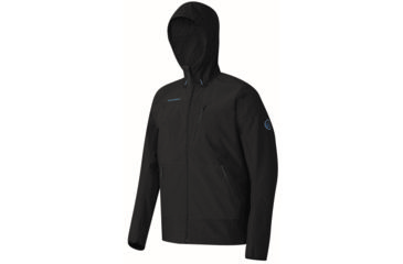 Image of Mammut Runbold SO  Hooded Jacket - Mens-Bison-Large