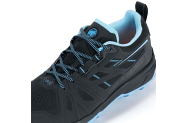 Image of Mammut Saentis Low Hiking Shoes - Womens, Black/Whisper, 8 US, 3030-03440-00089-1065