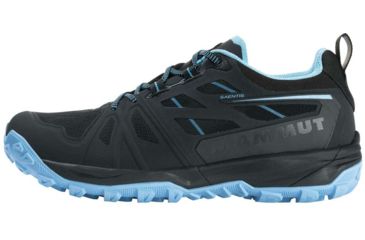 Image of Mammut Saentis Low Hiking Shoes - Womens, Black/Whisper, 8 US, 3030-03440-00089-1065