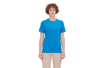 Image of Mammut Selun FL Logo T-Shirt - Womens, Glacier Blue, XS, 1017-05060-50589-112