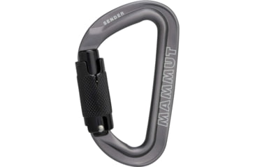 Image of Mammut Sender Twistlock Carabiner, Grey, One size, 2040-02540-1602-1