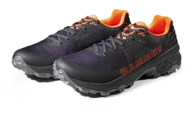 Image of Mammut Sertig II Low GTX - Men's, Black/Vibrant Orange, 11.5 US, 3030-04280-00533-1105