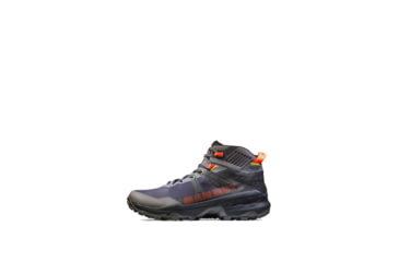 Image of Mammut Sertig II Mid GTX Hiking Boots - Mens, Dark Titanium/Vibrant Orange, US 11.5, 3030-04830-00692-1105