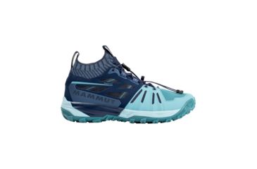 Image of Mammut SHED, Saentis Knit Low Running Shoe - Womens, Waters/Peacoat, 7 US, 3030-03400-50148-1055-DEMO