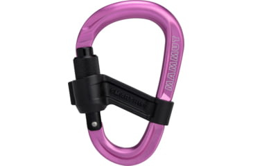 Image of Mammut Smart HMS 2.0 Screwgate Carabiner, Pink, One Size, 2040-02550-15274-1
