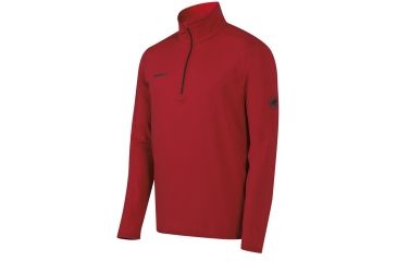 Image of Mammut Snow Zip Longsleeve - Mens-Inferno-Medium