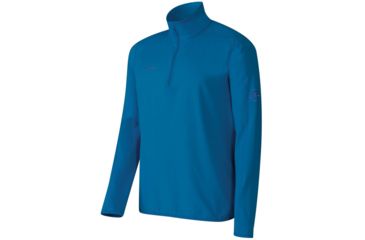 Image of Snow Zip Longsleeve - Mens-Dark Cyan-XX-Large