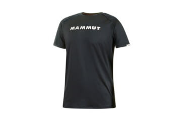Image of Mammut Splide Logo T-Shirt - Men's, Black, Small, 1017-00221-0001-113