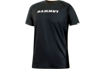 Image of Mammut Splide Logo T-Shirt - Mens, Black Mlange/Black, 2XL, 1017-00221-0001-117