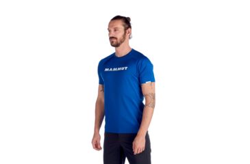 Image of Mammut Splide Logo T-Shirt - Mens, Surf, Extra Large, 1017-00221-50139-116
