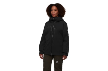 Image of Mammut Stoney HS Hooded Jacket - Womens, Black, Medium, 1010-31050-0001-114
