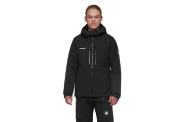 Image of Mammut Stoney HS Thermo Hooded Jacket - Mens, Black, Large, 1010-31060-0001-115