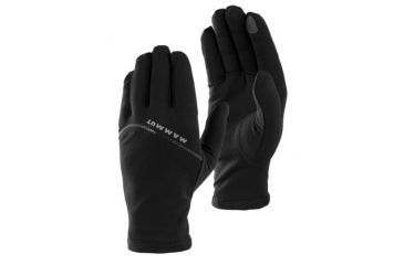 Image of Mammut Stretch Glove, Black, 7, 1090-05780-0001-1070
