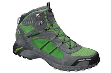 Image of Mammut T Element Mid GTX Hiking Boot - Men's-Grey/Sherwood-Medium-9.5 US