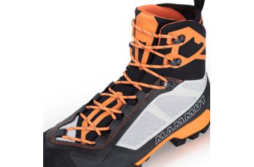 Image of Mammut Taiss Light Mid GTX Mountaineering Boots - Mens, Black/Cheddar, 8.5 US, 3010-00900-00435-1075