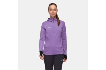 Image of Mammut Taiss Light ML Hooded Jacket - Womens, Lavandin/Black, Medium, 1014-04540-6441-114