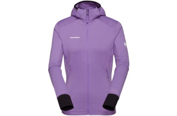 Image of Mammut Taiss Light ML Hooded Jacket - Womens, Lavandin/Black, Medium, 1014-04540-6441-114