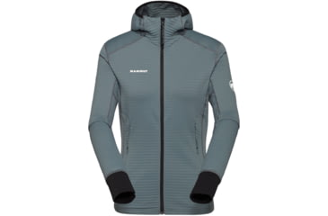 Image of Mammut Taiss Light ML Hooded Jacket - Womens, Strata/Black, Large, 1014-04540-00791-115