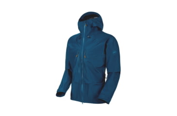 Image of Mammut Teton HS Hooded Jacket - Mens, Poseidon, Medium, 1010-26970-50134-114