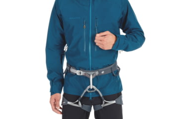 Image of Mammut Teton HS Hooded Jacket - Mens, Poseidon, Small, 1010-26970-50134-113