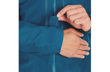 Image of Mammut Teton HS Hooded Jacket - Mens, Poseidon, Small, 1010-26970-50134-113