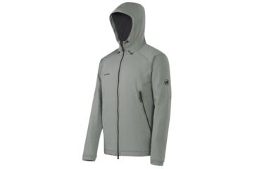 Image of Mammut Trift Hooded Midlayer Jacket - Men's-Granite-Large