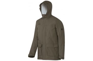 Image of Mammut Trovat Advanced SO Hooded Jacket - Men's-Flint-Small