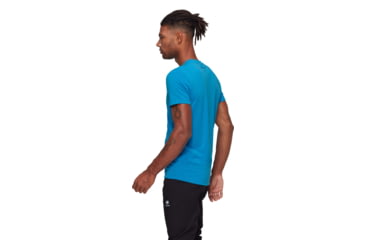 Image of Mammut Trovat Logo T-Shirt - Mens, Glacier Blue, S, 1017-06460-50589-113