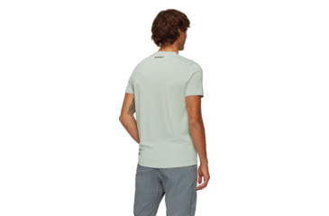 Image of Mammut Trovat Logo T-Shirt - Mens, Silver Sage, S, 1017-06460-1288-113