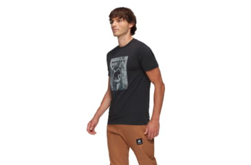 Image of Mammut Trovat T-Shirt - Mens, Black, L, 1017-06470-0001-115
