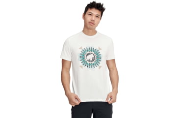 Image of Mammut Trovat T-Shirt - Men's, Large, Bright White Prt1, 1017-09863-00257-115