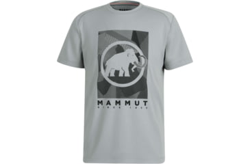 Image of Mammut Trovat T-Shirt - Men's, Medium, Granit Prt2, 1017-09864-00534-114
