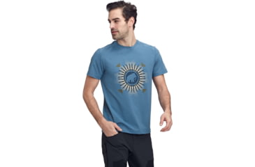 Image of Mammut Trovat T-Shirt - Men's, Large, Horizon Prt1, 1017-09863-50343-115