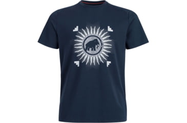 Image of Mammut Trovat T-Shirt - Men's, Large, Marine Prt1, 1017-09863-50364-115