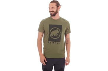 Image of Mammut Trovat T-Shirt - Men's, 2XL, Olive Prt2, 1017-09863-40080-117