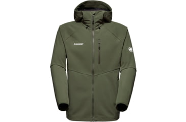Image of Mammut Ultimate Comfort SO Hooded Jacket - Mens, Dark Marsh, Medium, 1011-01910-40284-114