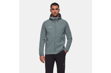 Image of Mammut Ultimate Comfort SO Hooded Jacket - Mens, Strata, Medium, 1011-02640-00789-114