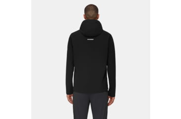 Image of Mammut Ultimate Comfort SO Hooded Jacket - Mens, Black, Large, 1011-02640-0001-115