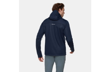 Image of Mammut Ultimate VII SO Hooded Jacket - Mens, Marine, Medium, 1011-02670-5118-114
