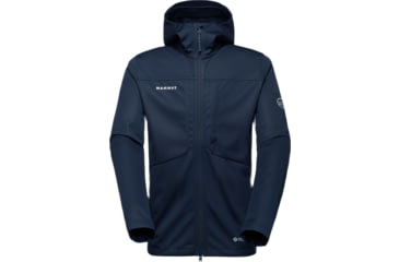 Image of Mammut Ultimate VII SO Hooded Jacket - Mens, Marine, Medium, 1011-02670-5118-114