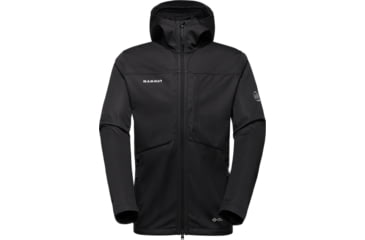 Image of Mammut Ultimate VII SO Hooded Jacket - Mens, Silver Sage/Black, Extra Large, 1011-02670-1288-116