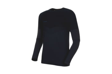 Image of Mammut Vadret Longsleeve - Mens, Phantom/Black, Small, 1016-00460-00160-113