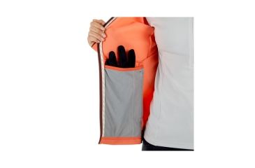 Image of Mammut Womens Get Away ML Hooded Jacket, Barberry Melange, XS, 1010-23230-3413-112