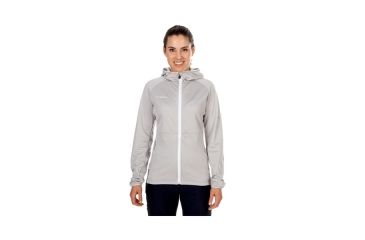 Image of Mammut Womens Get Away ML Hooded Jacket, Marble Melange, XL, 1010-23230-00106-116