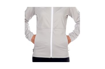 Image of Mammut Womens Get Away ML Hooded Jacket, Marble Melange, XL, 1010-23230-00106-116