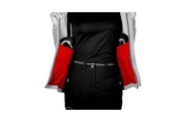 Image of Mammut Womens Get Away ML Hooded Jacket, Merlot Melange, L, 1010-23230-6237-115