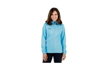 Image of Mammut Womens Get Away ML Hooded Jacket, Whisper Melange, XS, 1010-23230-50038-112